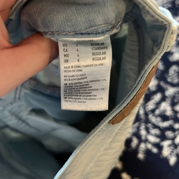 American Eagle 360 Next Level Stretch Acid Wash Jeggins - Picture 10 of 11